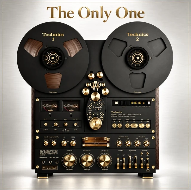 The Only One: bespoke Technics RS-1520 with gold-toned detailing